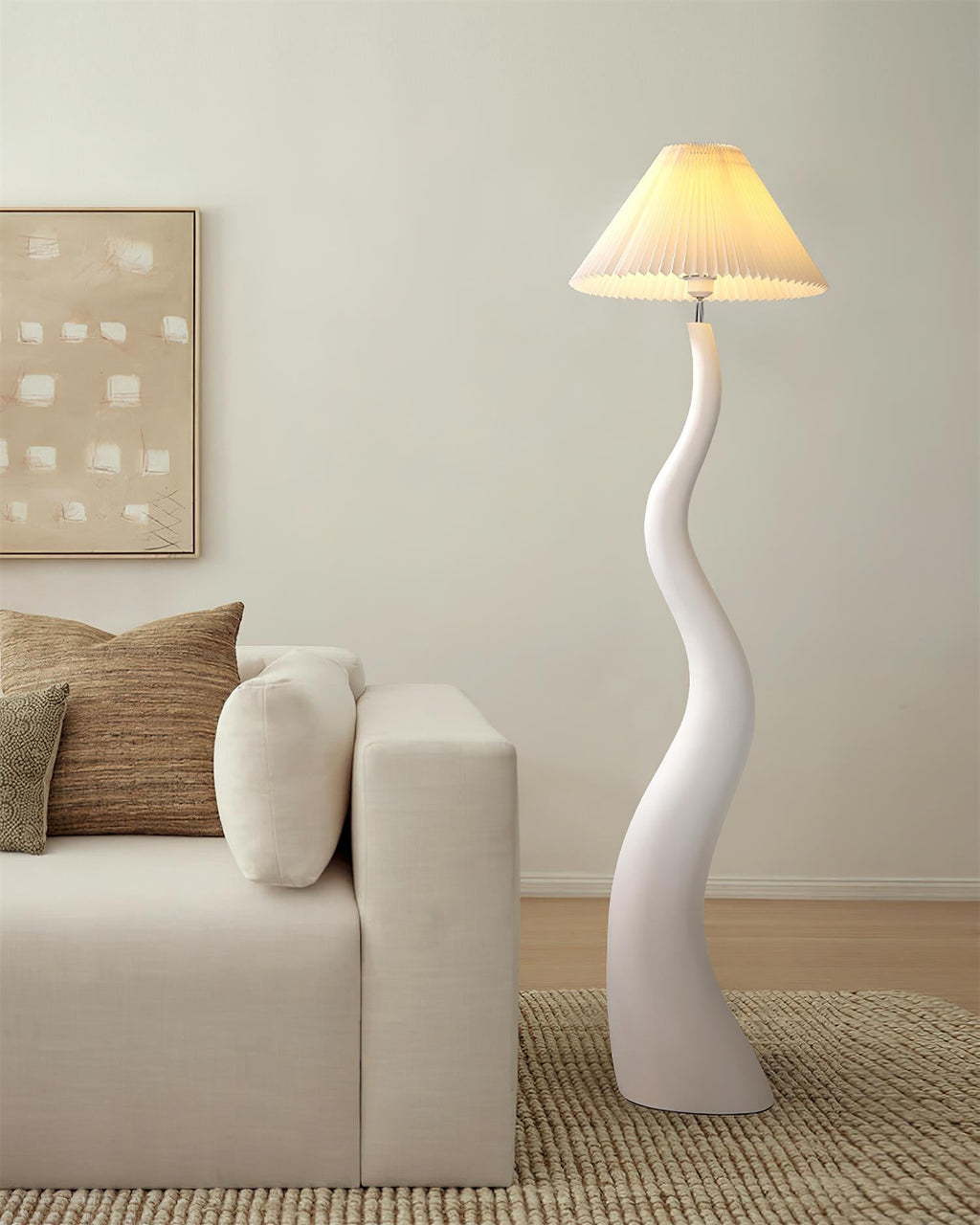 Haruki Twisted Resin Floor Lamp — product view 8