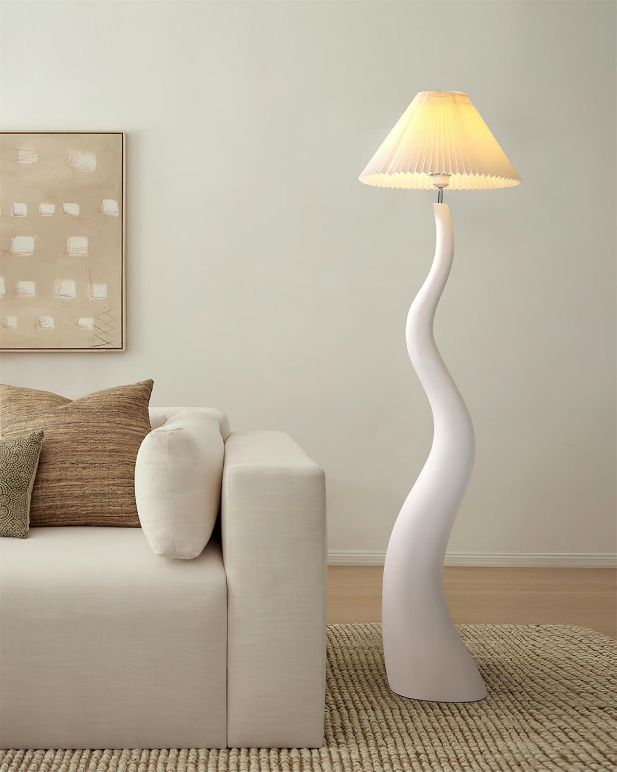 Haruki Twisted Resin Floor Lamp — product view 8