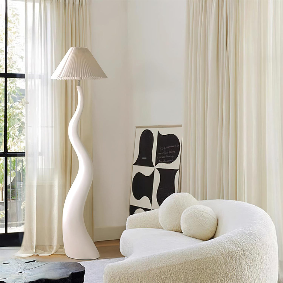 Haruki Twisted Resin Floor Lamp — product view 10