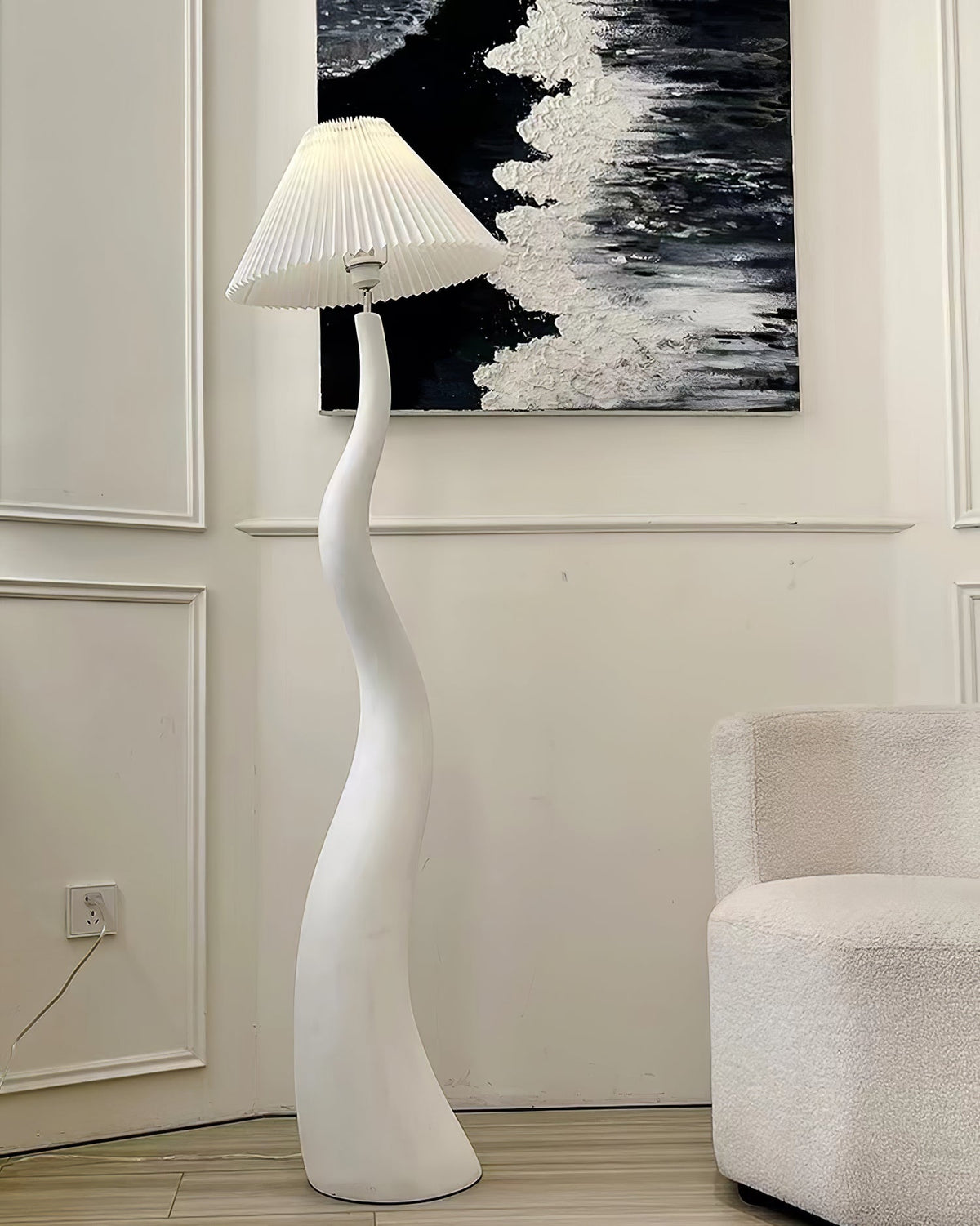 Haruki Twisted Resin Floor Lamp — product view 12