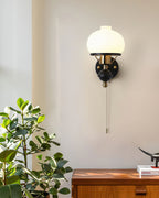 Black Enya Glass Wall Light — product view 4