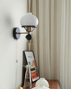 Black Enya Glass Wall Light — product view 6