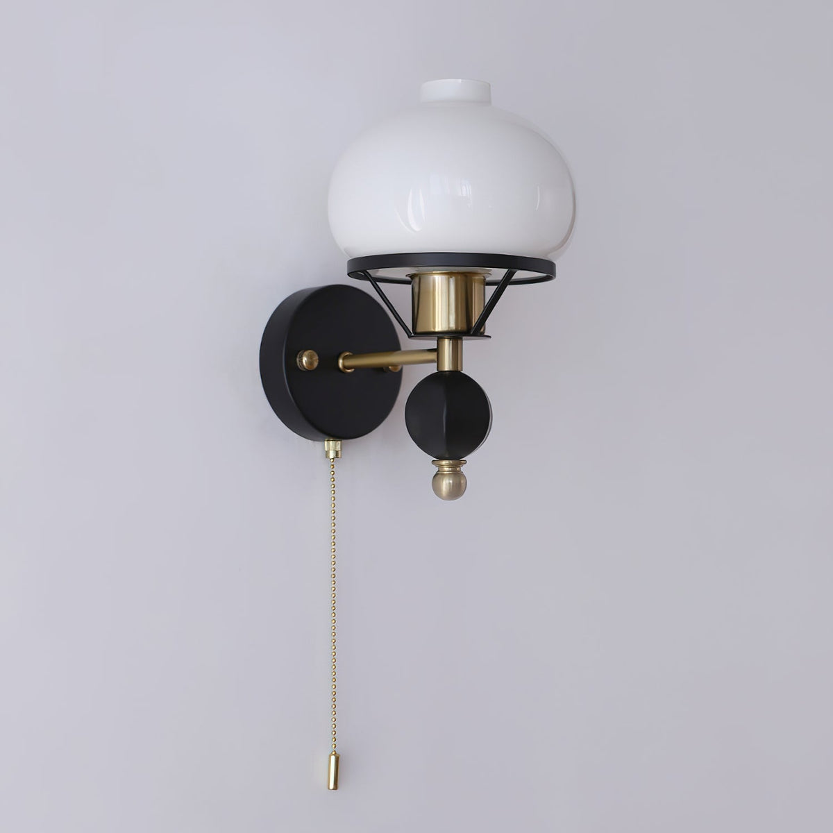 Black Enya Glass Wall Light — product view 7