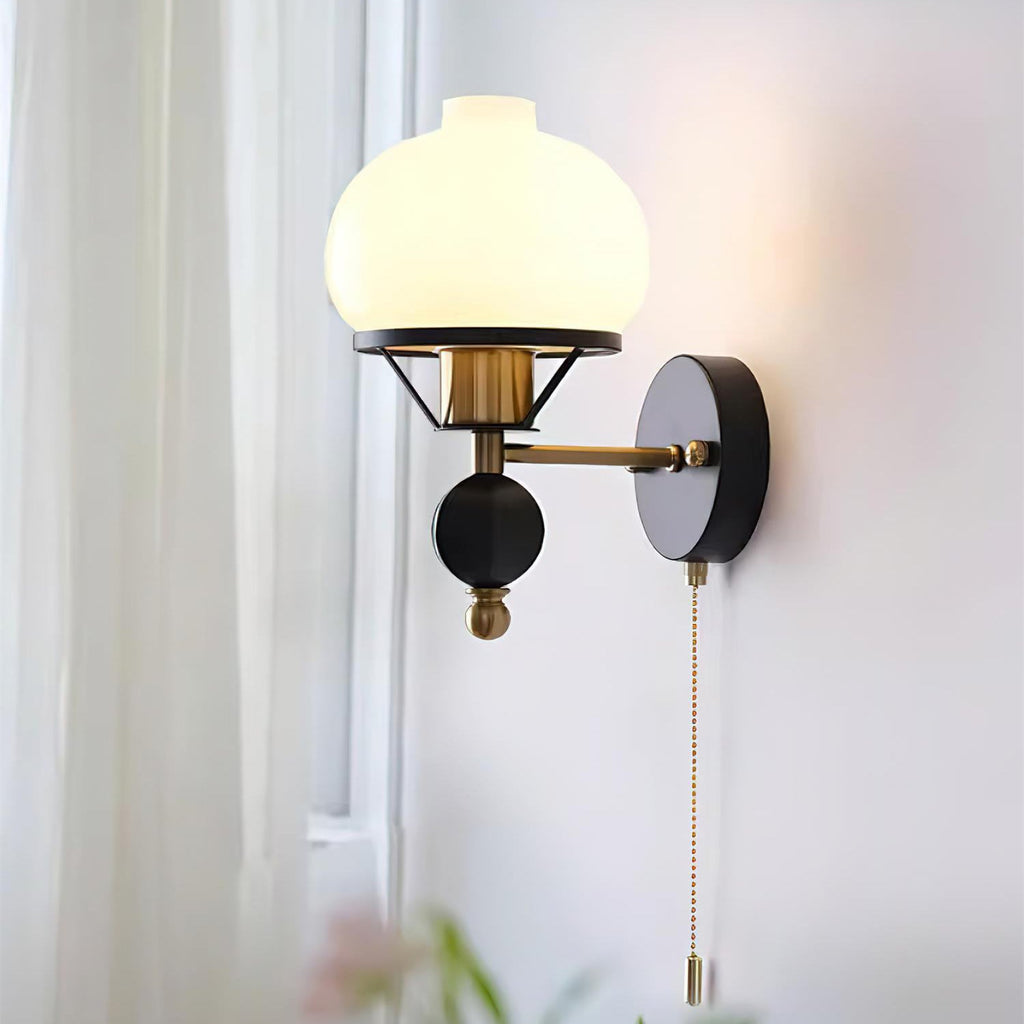 Black Enya Glass Wall Light — product view 11