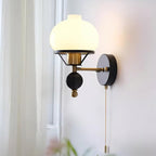 Black Enya Glass Wall Light — product view 11