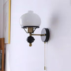 Black Enya Glass Wall Light — product view 13