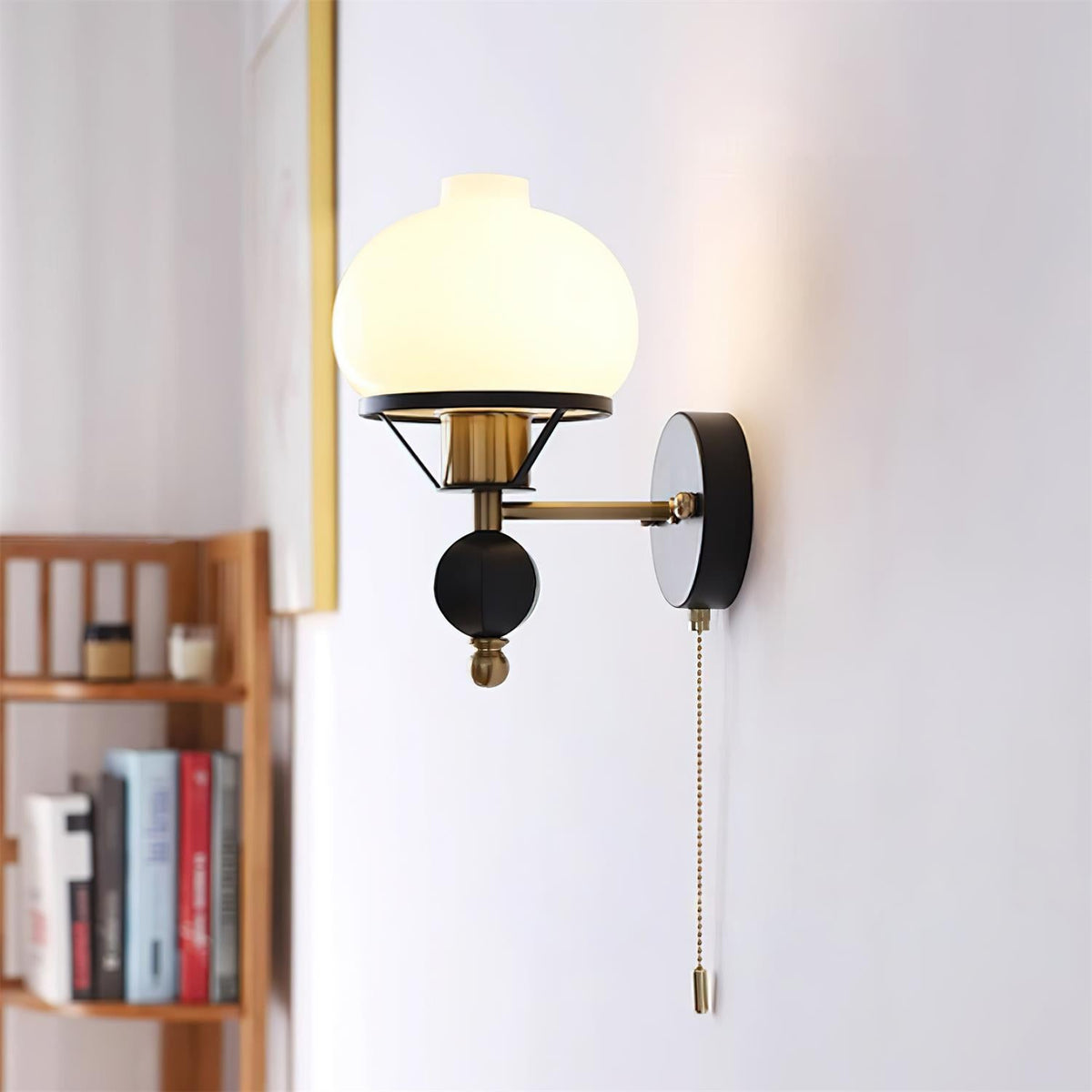 Black Enya Glass Wall Light — product view 15