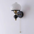 Black Enya Glass Wall Light — product view 16