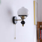 Black Enya Glass Wall Light — product view 17