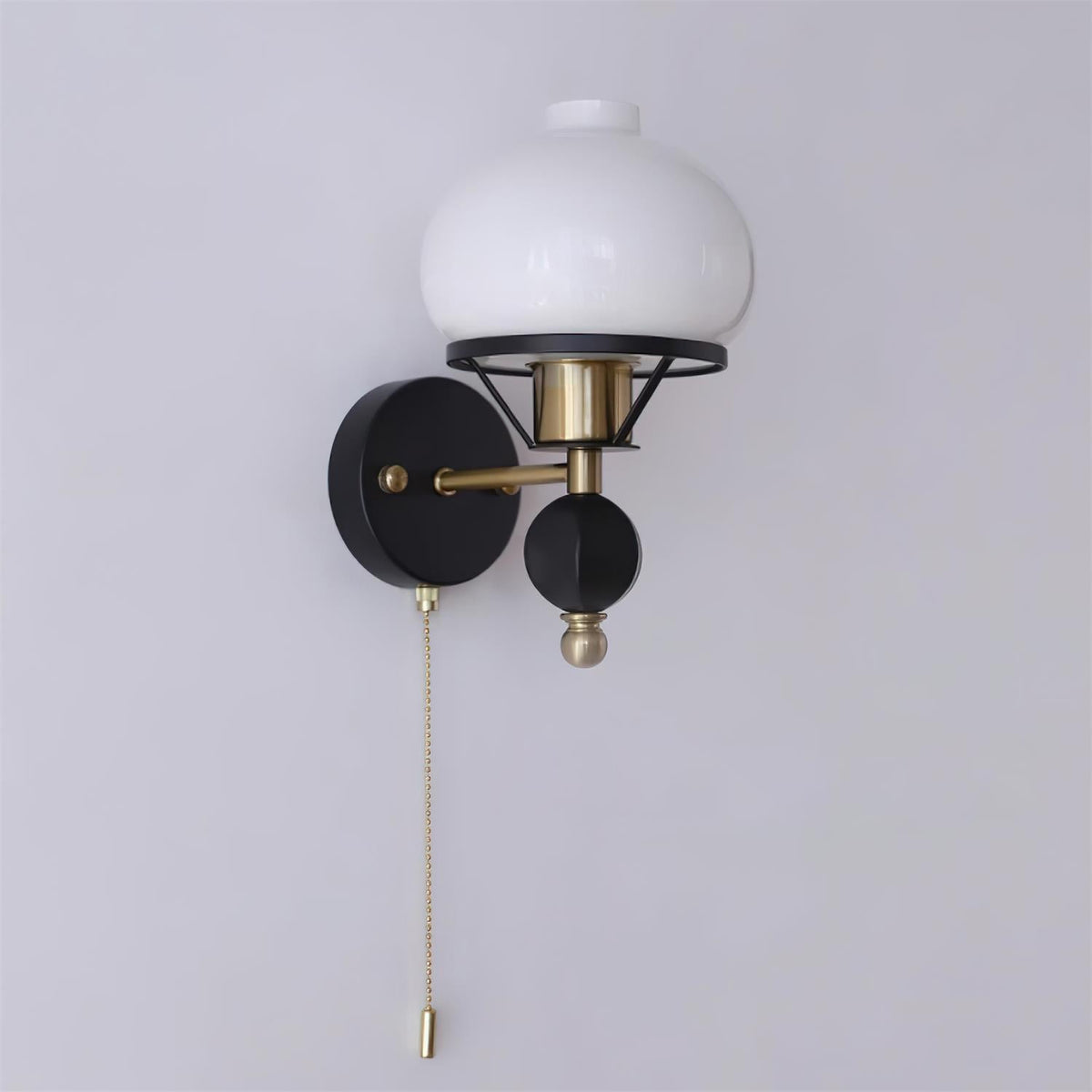 Black Enya Glass Wall Light — product view 18