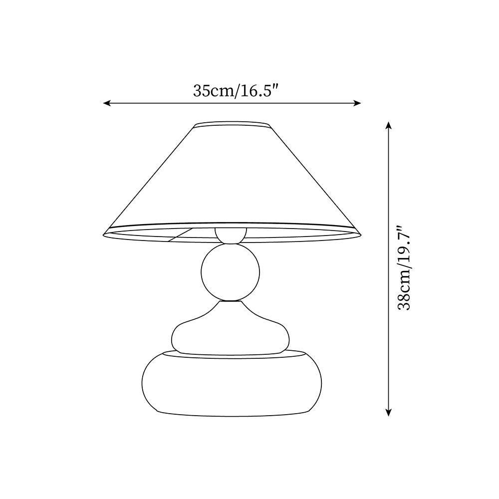 Paloma Metal Table Lamp — product view 5
