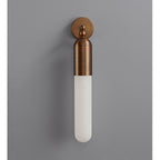 Alabaster Sculpted Tube Wall Sconce – product view 10