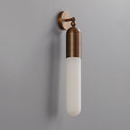 Alabaster Sculpted Tube Wall Sconce – product view 12