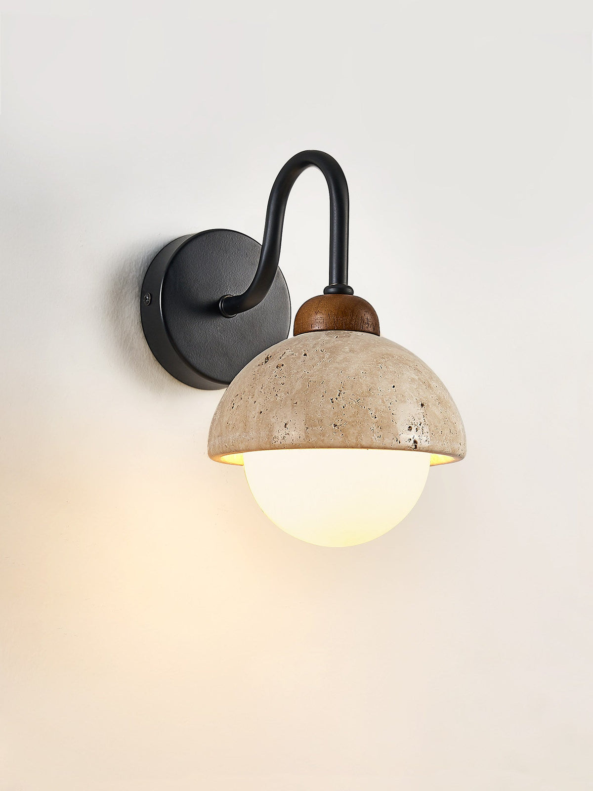 Celestia Travertine Wall Light – product view 7