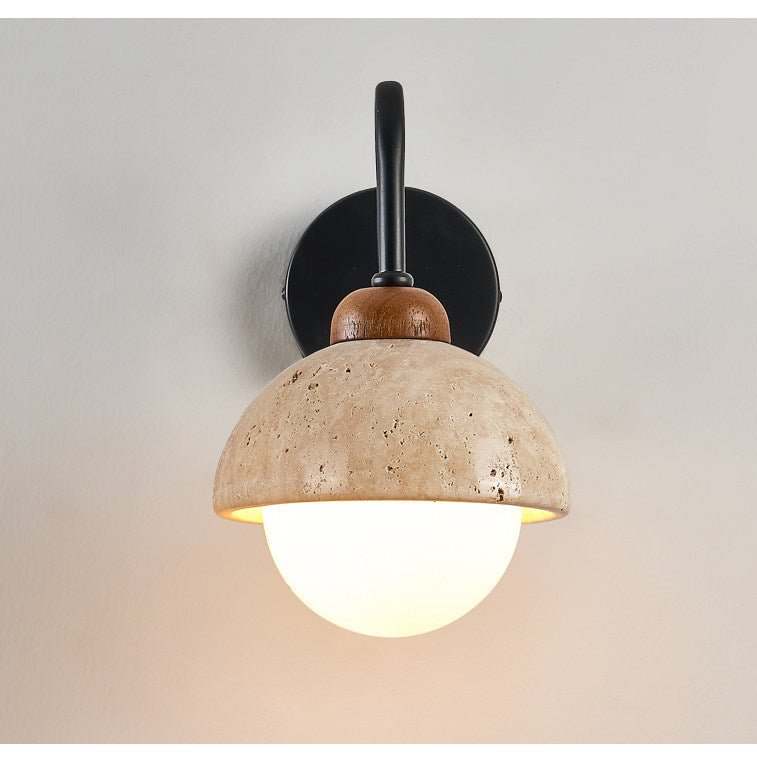 Celestia Travertine Wall Light – product view 9