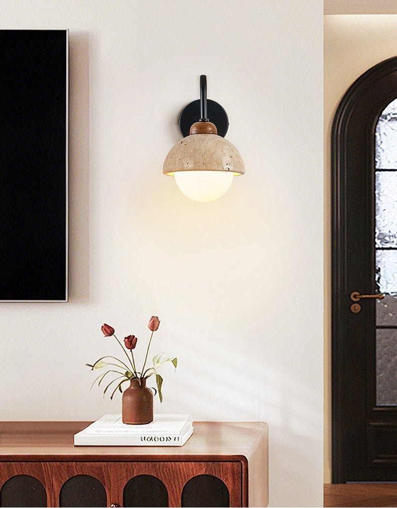 Celestia Travertine Wall Light – product view 14
