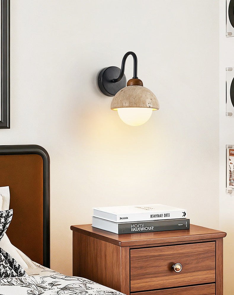 Celestia Travertine Wall Light – product view 15