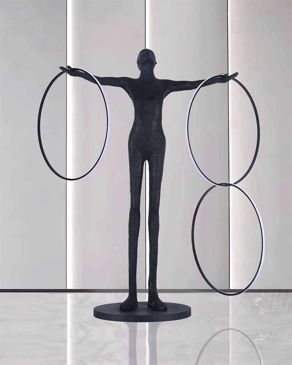 Liva Sculpture Acrylic Floor Lamp — product view 6