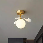 Ginkgo Rosalia Glass Ceiling Light — product view 2