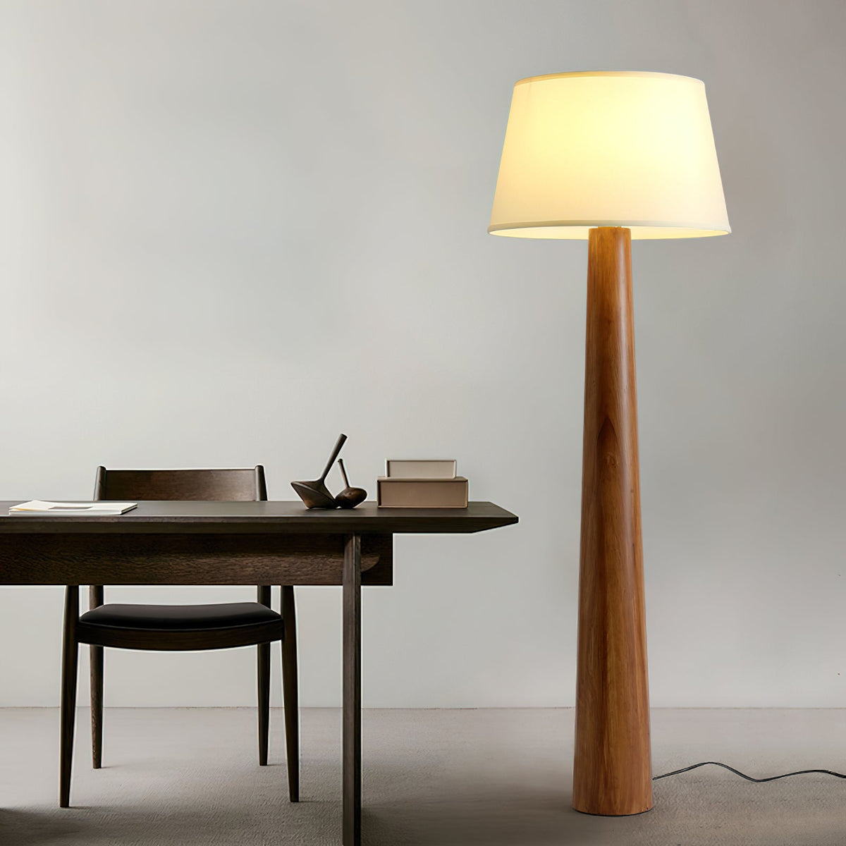 Malva Wood Floor Lamp — product view 3