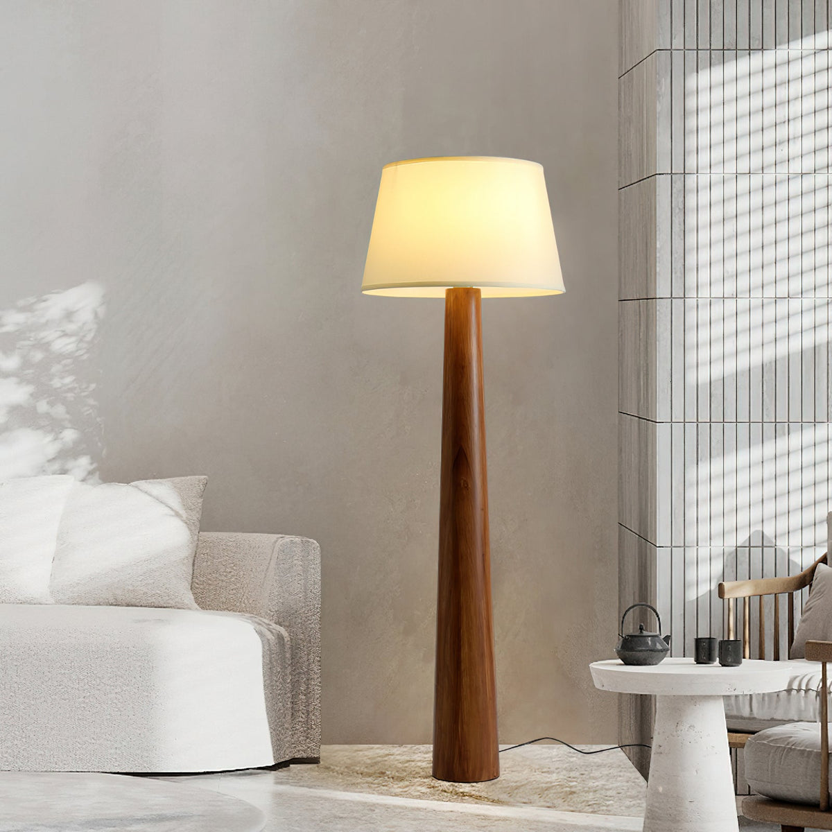 Malva Wood Floor Lamp — product view 4