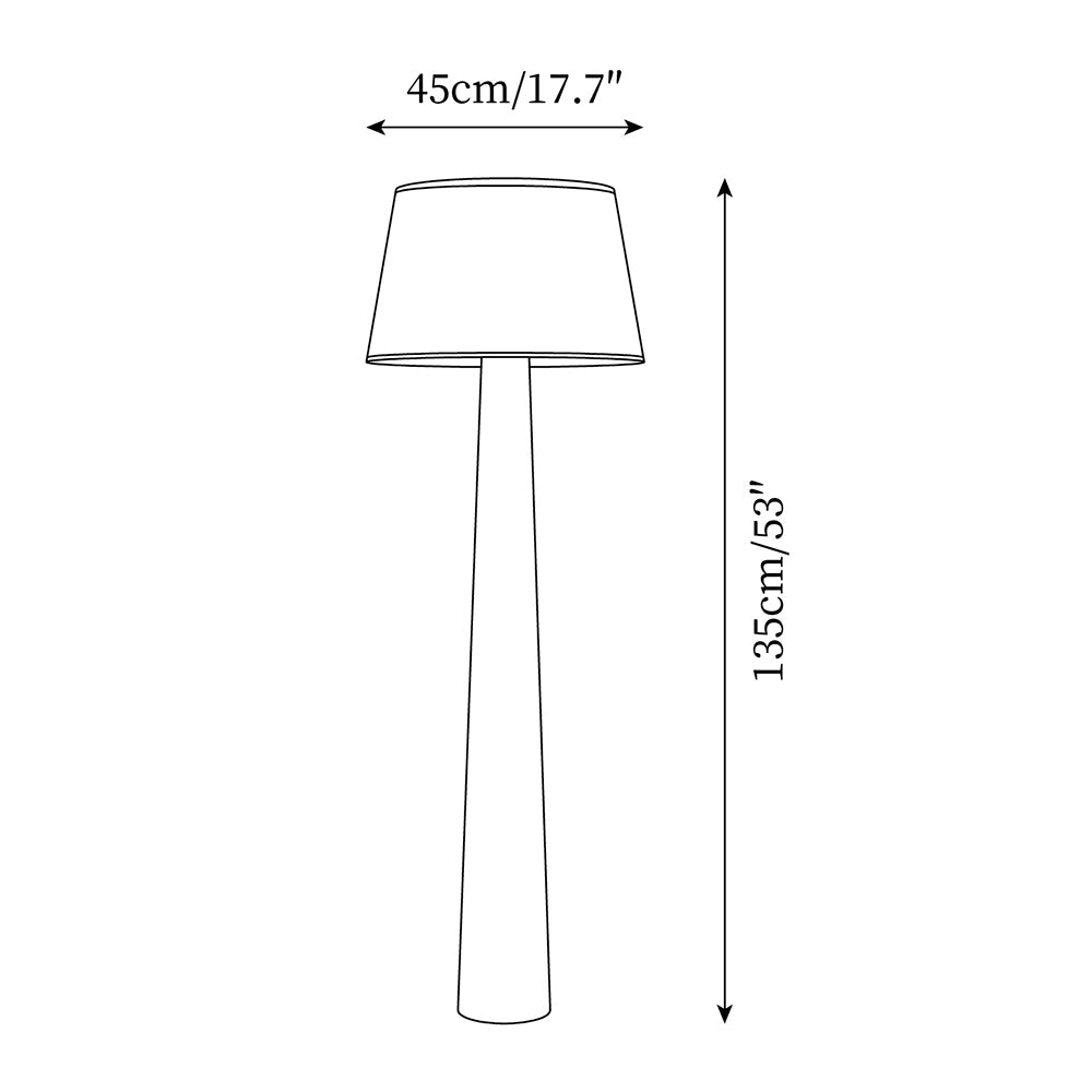 Malva Wood Floor Lamp — product view 5
