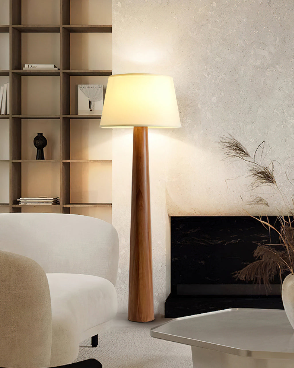Malva Wood Floor Lamp — product view 8