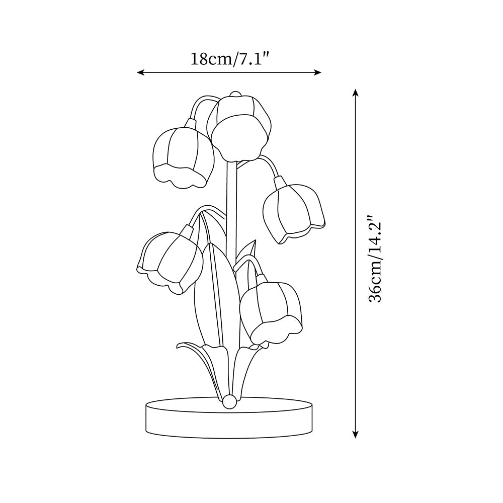 Sara Orchid Table Lamp — product view 5