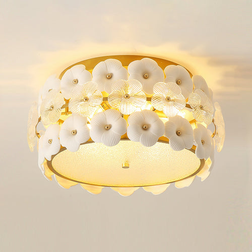 Abella Flowers Glass Ceiling Light — product view 2