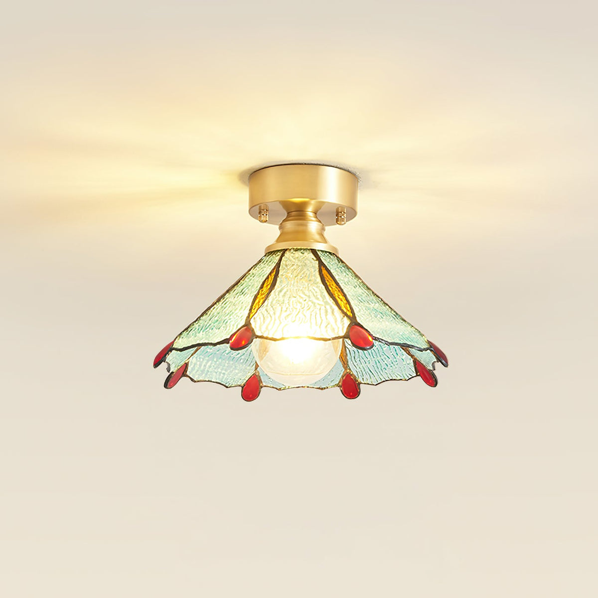 Retro Latta Glass Ceiling Light — product view 2