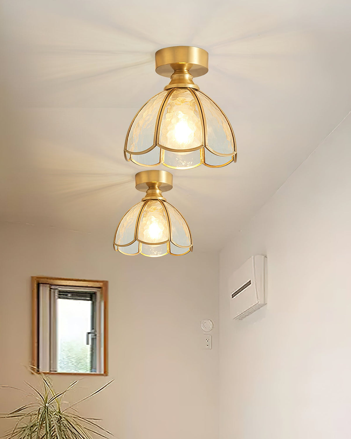 Retro Latta Glass Ceiling Light — product view 3
