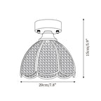 Retro Latta Glass Ceiling Light — product view 6