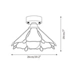 Retro Latta Glass Ceiling Light — product view 9