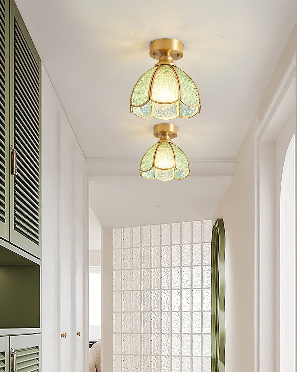 Retro Latta Glass Ceiling Light — product view 17