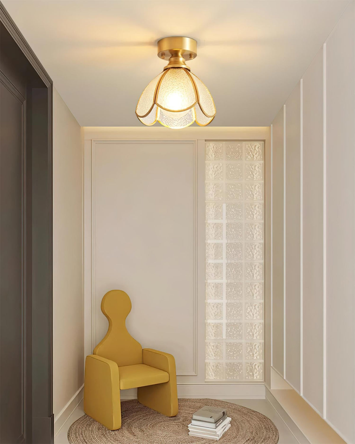 Retro Latta Glass Ceiling Light — product view 24