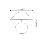 Ekeby Ceramics Metal Table Lamp — product view 5