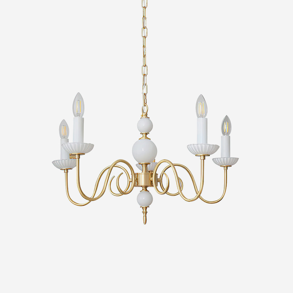 Carlita Glass Chandelier — product view 1