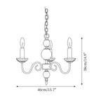 Carlita Glass Chandelier — product view 4