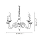 Carlita Glass Chandelier — product view 5