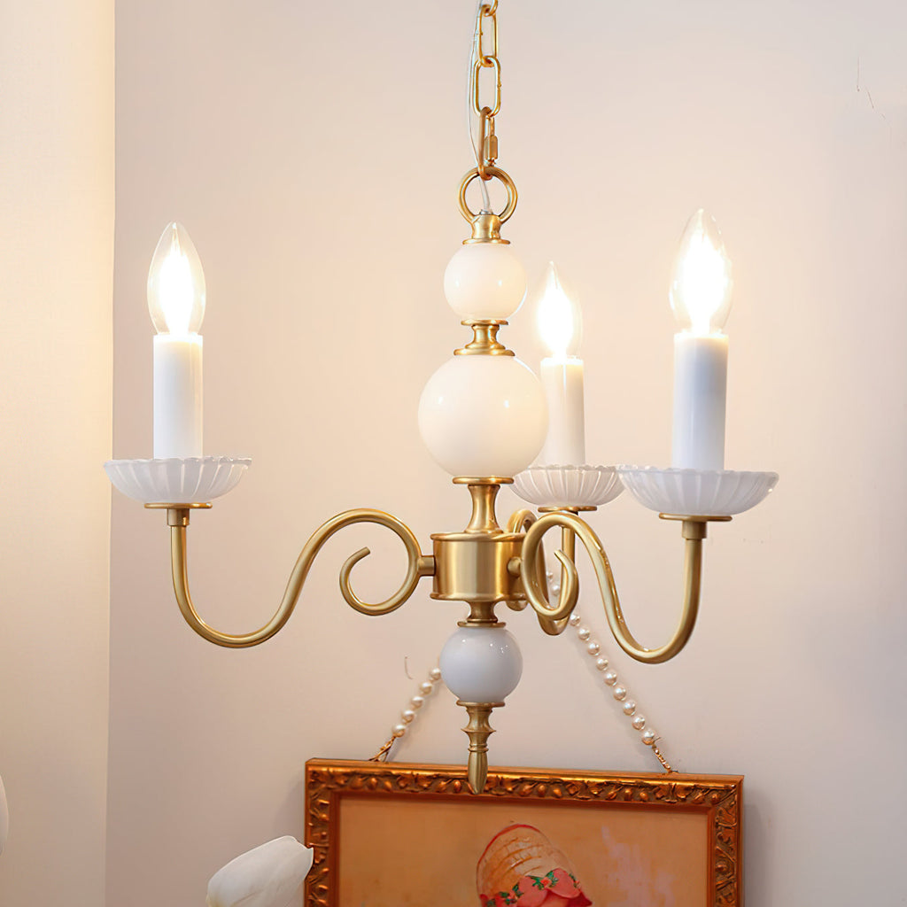 Carlita Glass Chandelier — product view 7