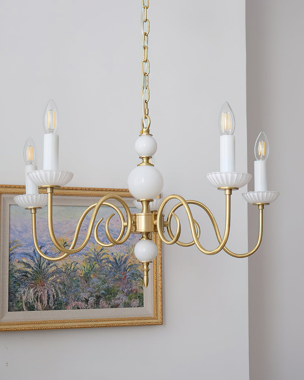 Carlita Glass Chandelier — product view 10