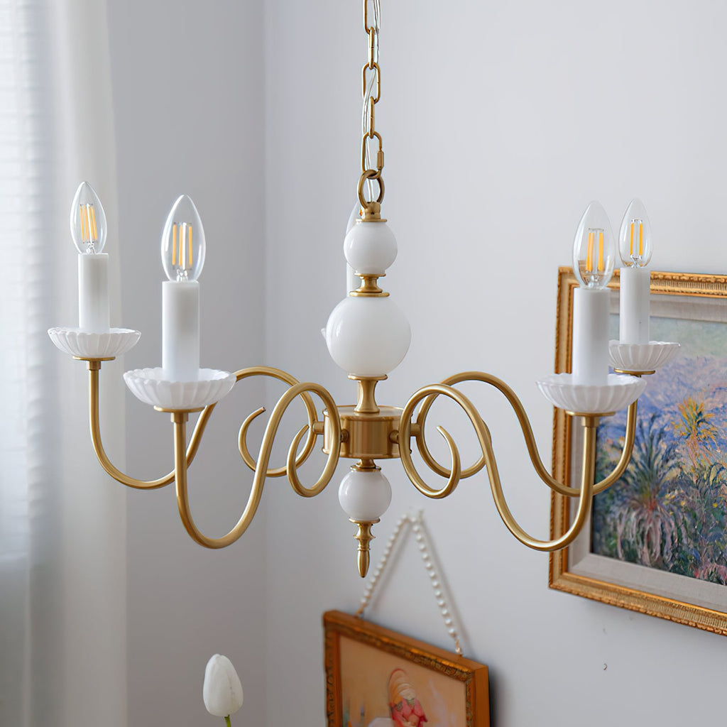 Carlita Glass Chandelier — product view 11