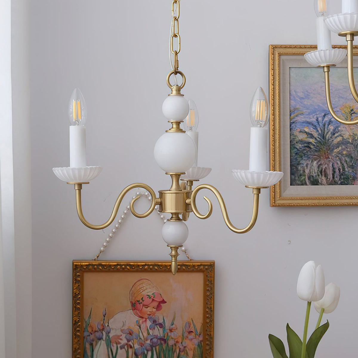 Carlita Glass Chandelier — product view 13