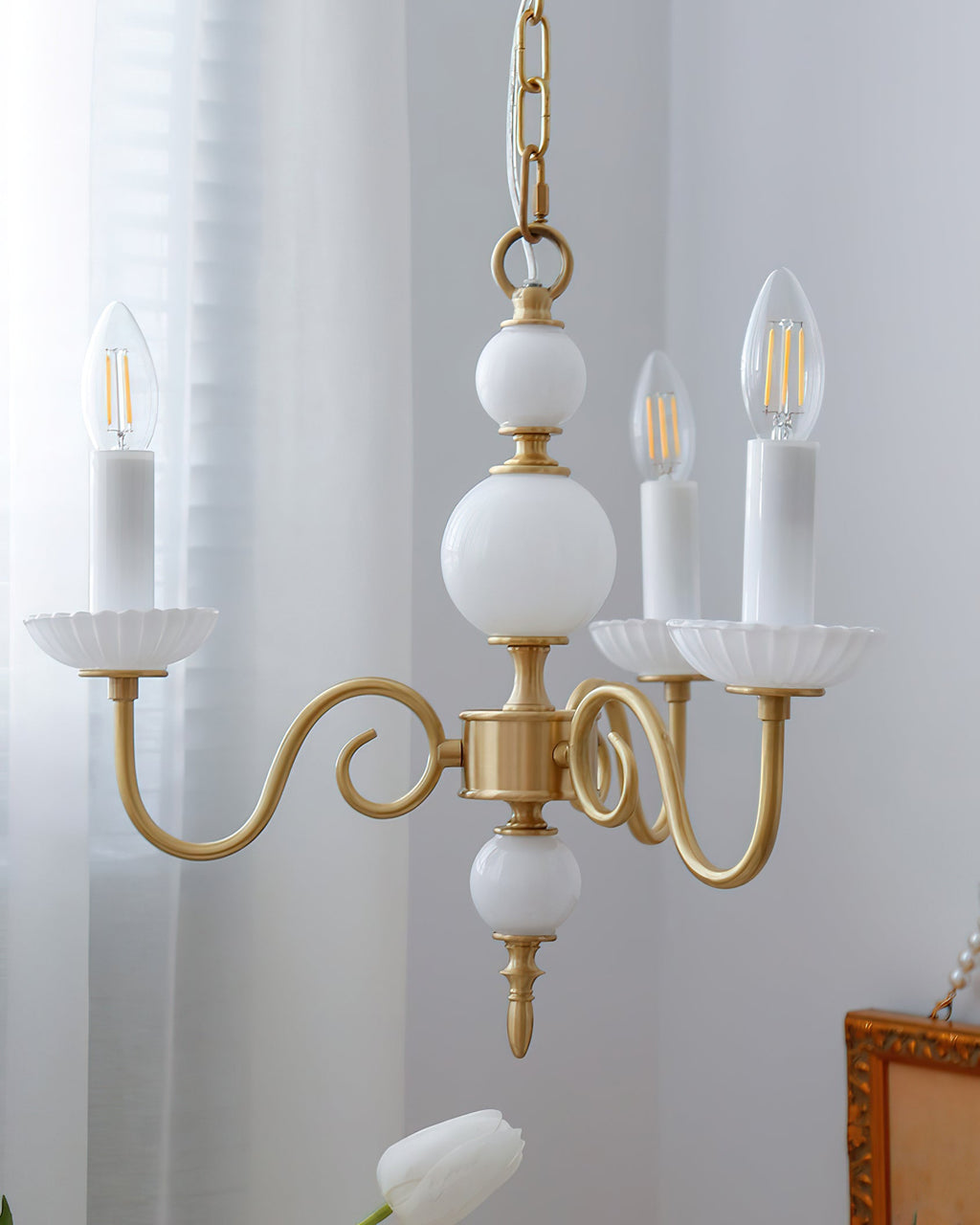 Carlita Glass Chandelier — product view 14