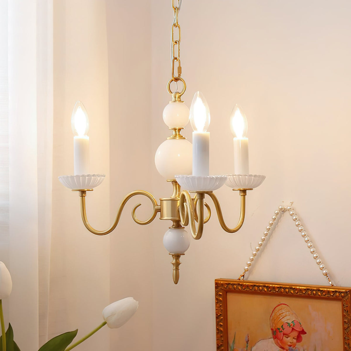 Carlita Glass Chandelier — product view 16