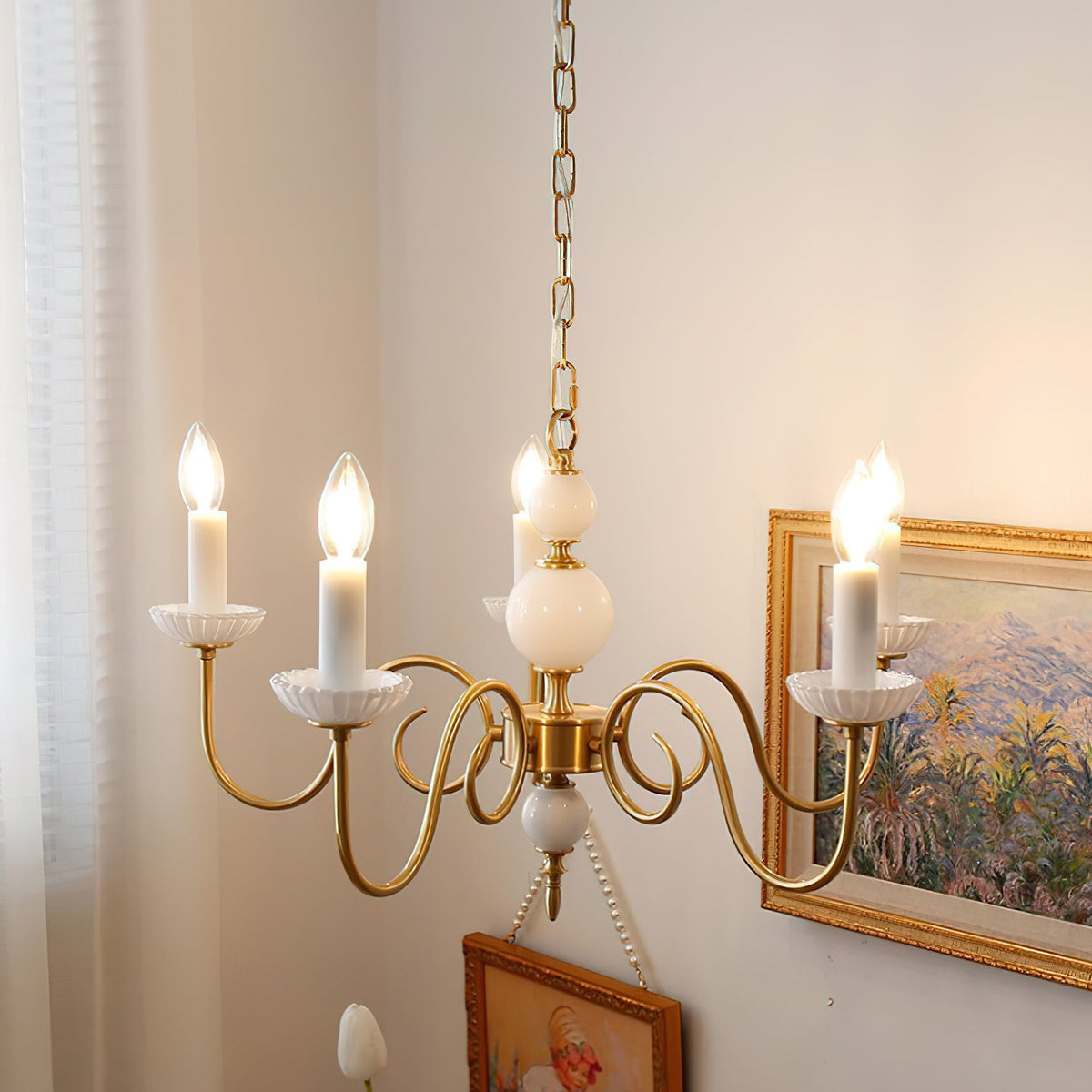Carlita Glass Chandelier — product view 17