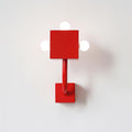 Red Cube Metal Wall Lamp — product view 12