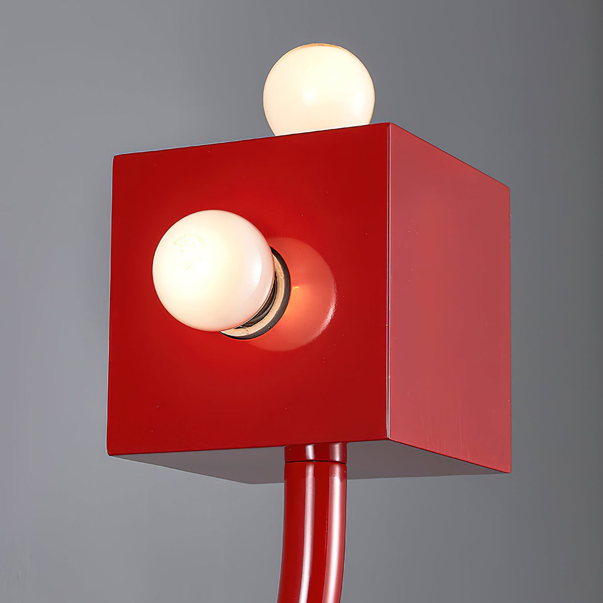 Red Cube Metal Wall Lamp — product view 20