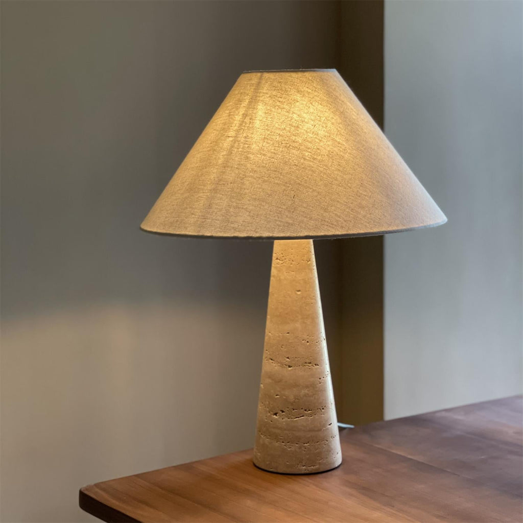 Lulu Travertine Table Lamp — product view 4