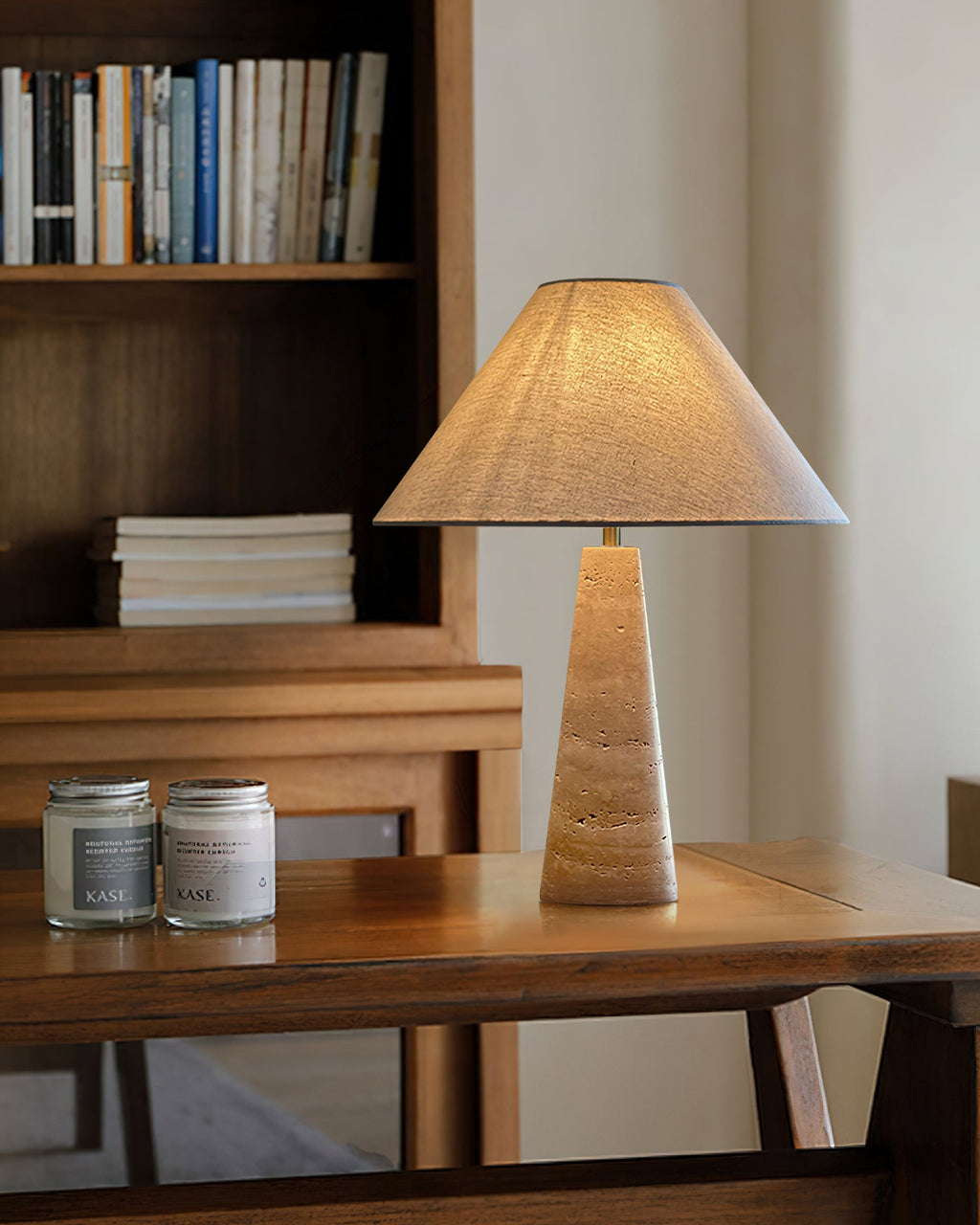 Lulu Travertine Table Lamp — product view 16